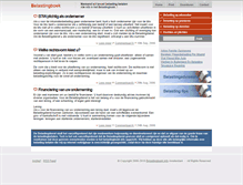 Tablet Screenshot of belastingboek.info